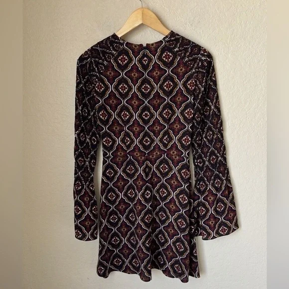 A.L.C Alexa A-Line Silk Mini Dress - Kaleidoscope - Size 2 - NWoT! - Picture 3 of 10